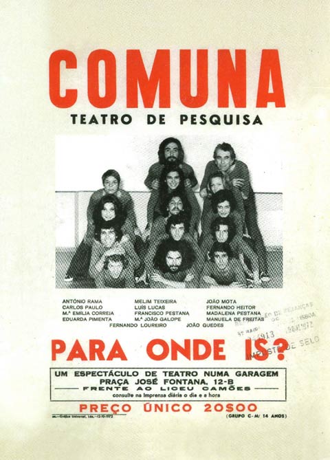 A Comuna - Cartaz - Para onde is?